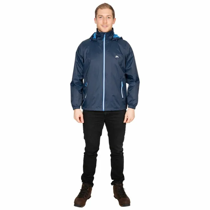 Briar Waterproof Jacket Blue Men Trespass Waterproof Jackets