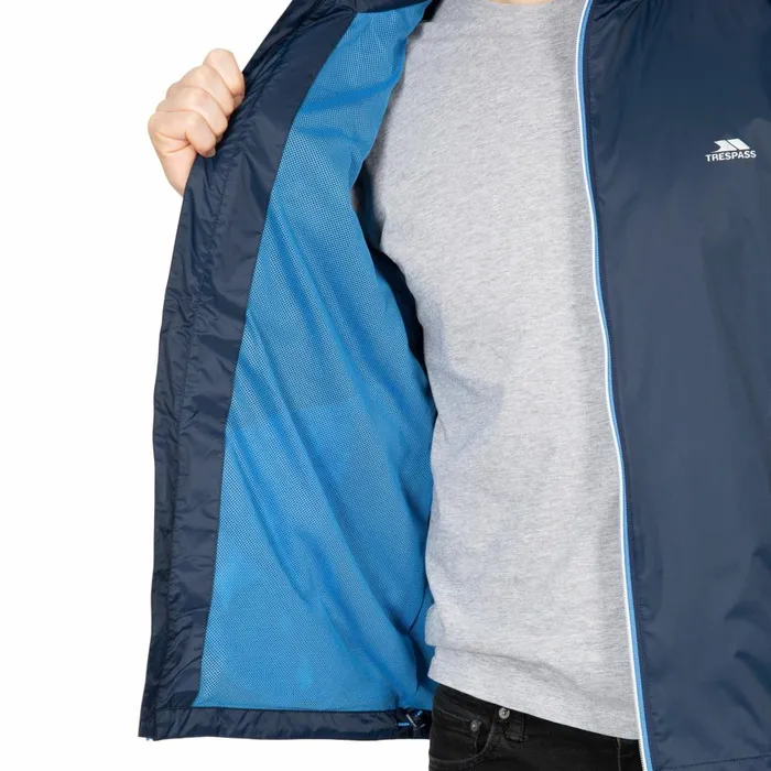 Briar Waterproof Jacket Blue Men Trespass Waterproof Jackets