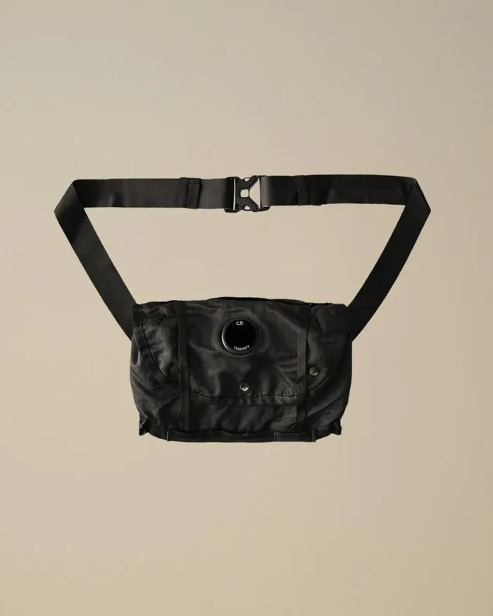 CP Company Backpacks and Waistbag Nylon B Lens Waistband Pack Black 8211 Man