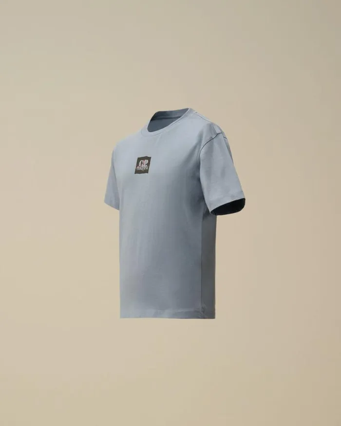 CP Company Clothing 48 U16 Cotton Jersey 301 British Sailor TShirt Flint Stone Blue 8211 Kids CP Company Clothing 48 U16 Cotton Jersey 301 British Sailor TShirt Flint Stone Blue 8211 Kids