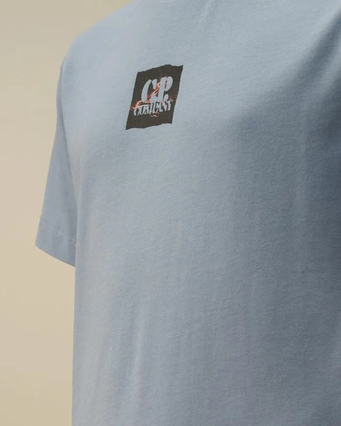 CP Company Clothing 48 U16 Cotton Jersey 301 British Sailor TShirt Flint Stone Blue 8211 Kids