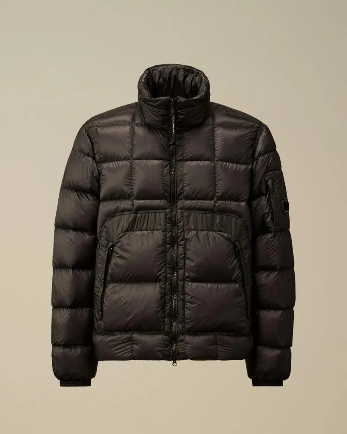 CP Company Jacket and Coats DD Shell Hooded Short Down Jacket Nightshade Purple 8211 Man