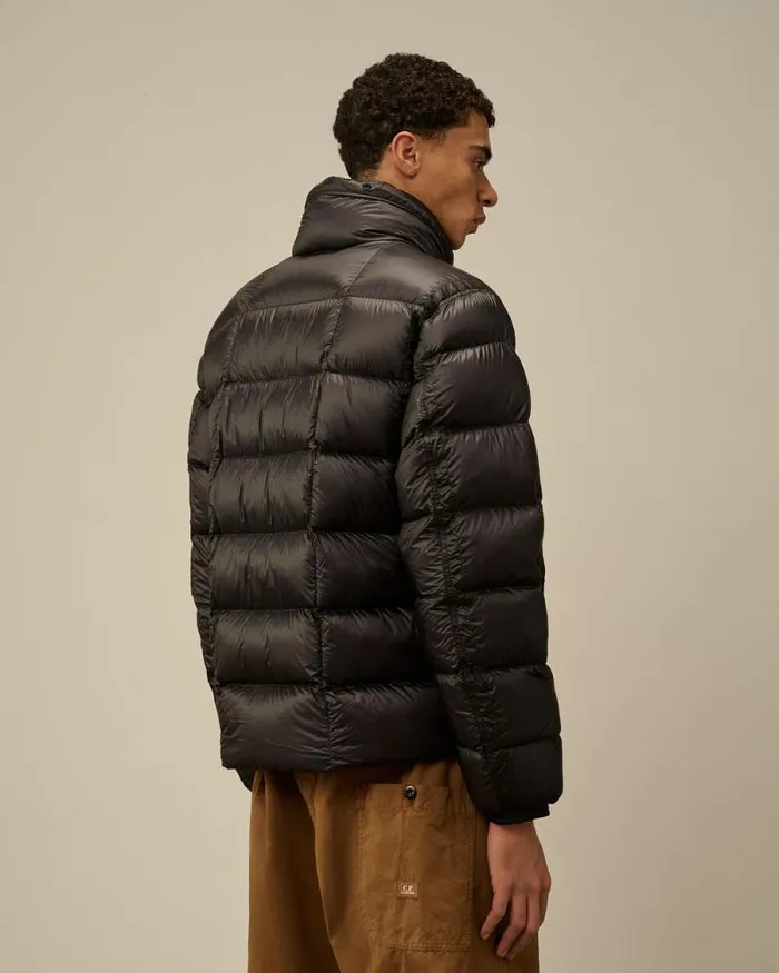 CP Company Jacket and Coats DD Shell Hooded Short Down Jacket Nightshade Purple 8211 Man