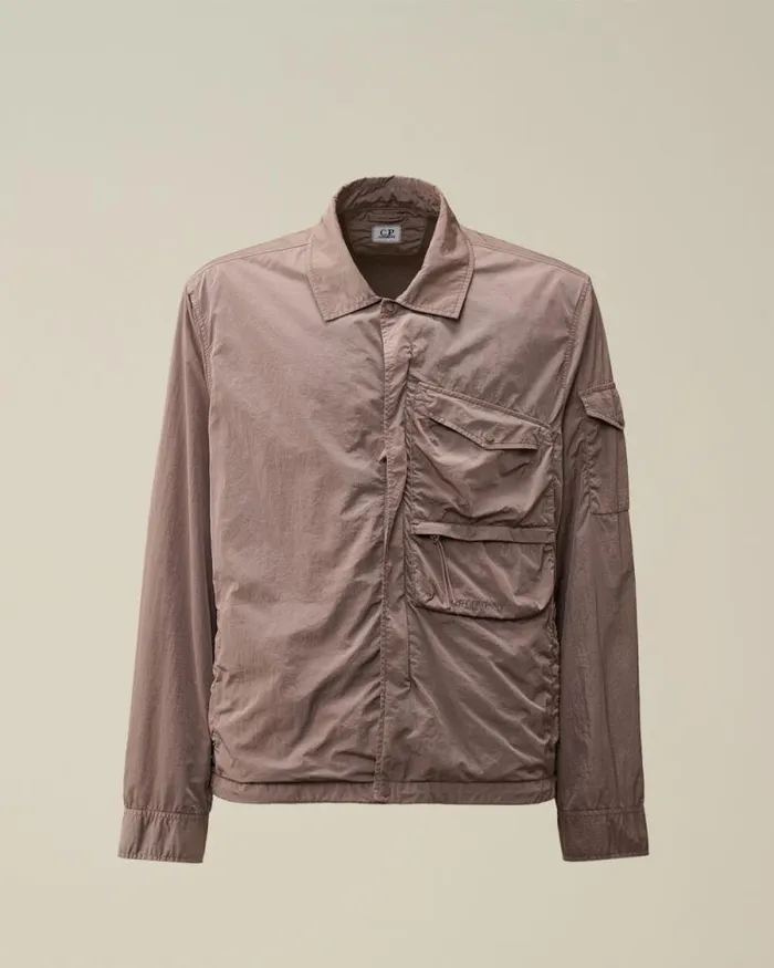 CP Company Overshirt ChromeR Utility Overshirt Purple Dove 8211 Man