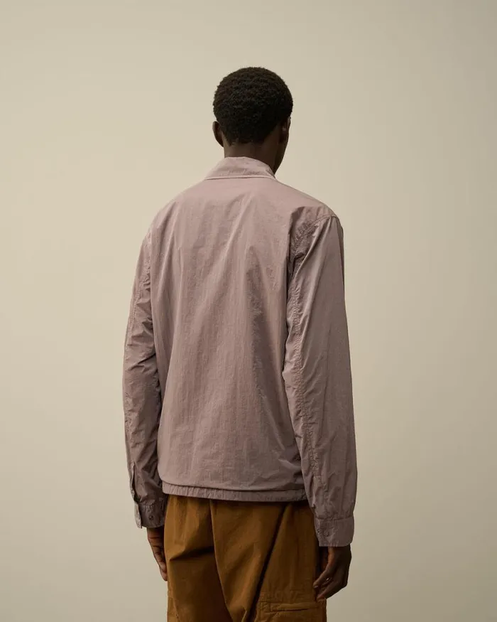 CP Company Overshirt ChromeR Utility Overshirt Purple Dove 8211 Man