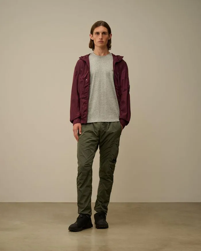 CP Company Tshirts and Polo 301 Jersey Back Goggle TShirt Greystone Melange 8211 Man