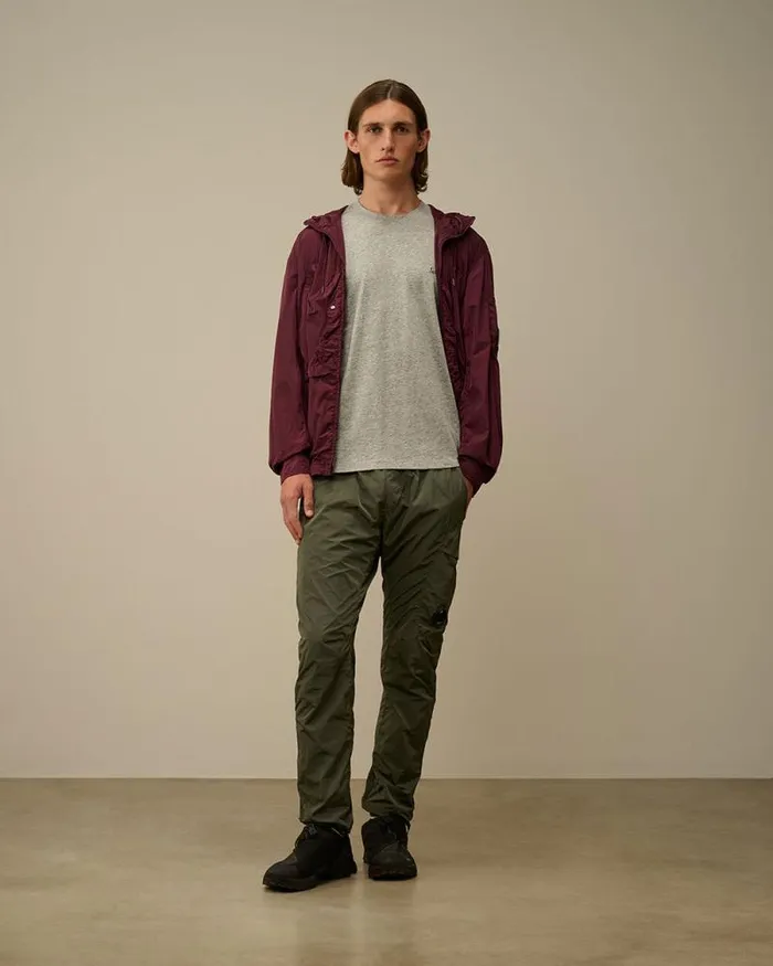 CP Company Tshirts and Polo 301 Jersey Back Goggle TShirt Greystone Melange 8211 Man