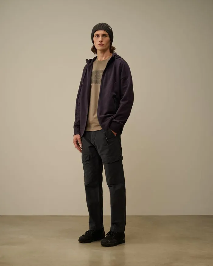 CP Company Tshirts and Polo 301 Jersey Logo Label TShirt Walnut Beige 8211 Man