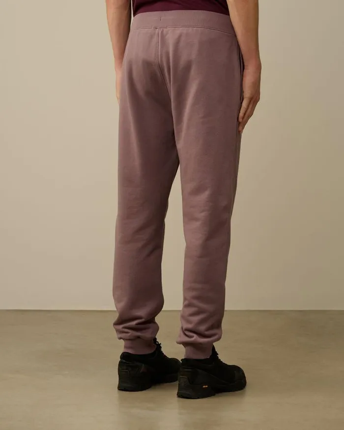CP Company Tracksuits and Shorts Diagonal Raised Fleece Cargo Sweatpants Purple Dove 8211 Man