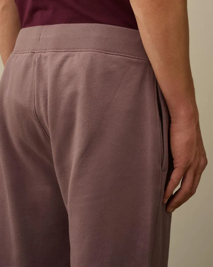 CP Company Tracksuits and Shorts Diagonal Raised Fleece Cargo Sweatpants Purple Dove 8211 Man