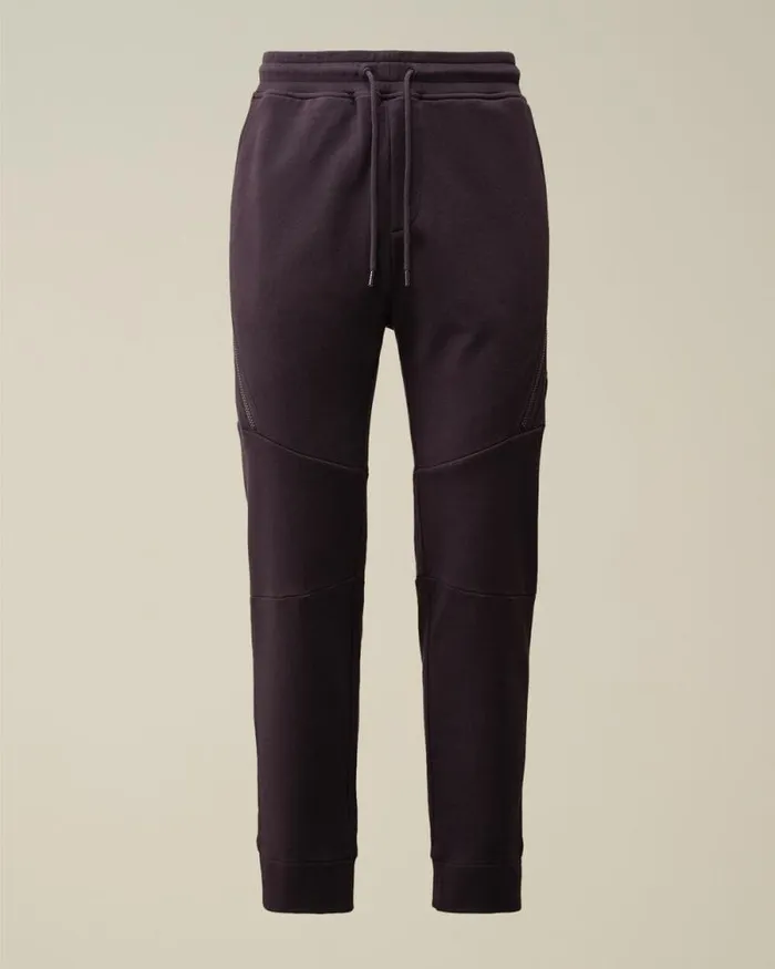CP Company Tracksuits and Shorts Diagonal Raised Fleece Lens Sweatpants Nightshade Purple 8211 Man