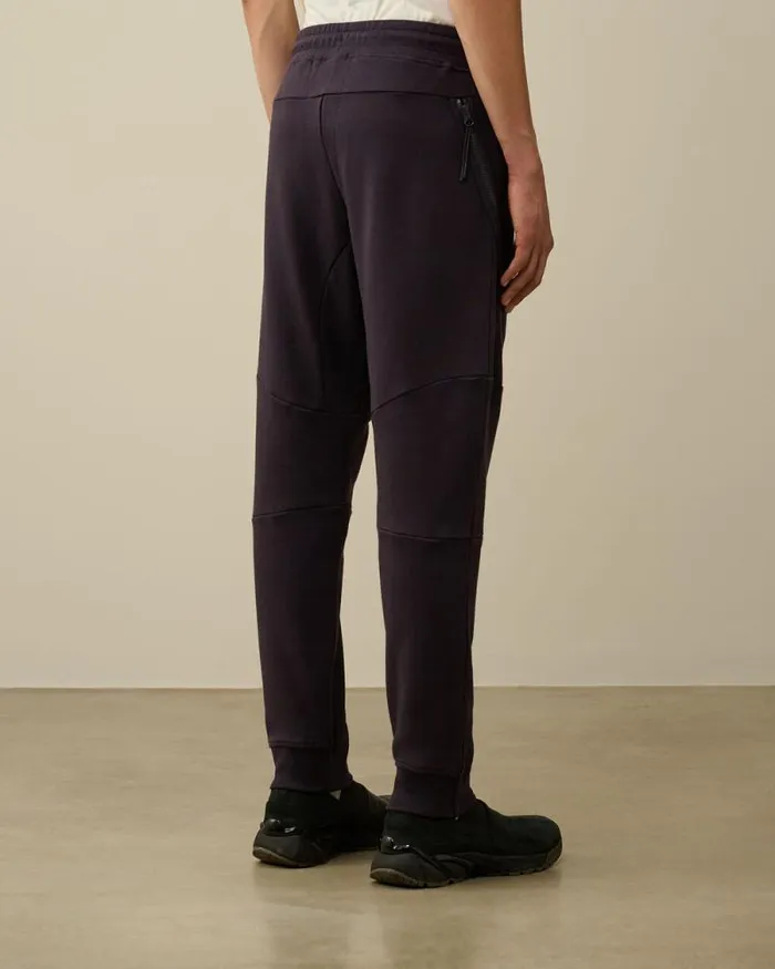 CP Company Tracksuits and Shorts Diagonal Raised Fleece Lens Sweatpants Nightshade Purple 8211 Man