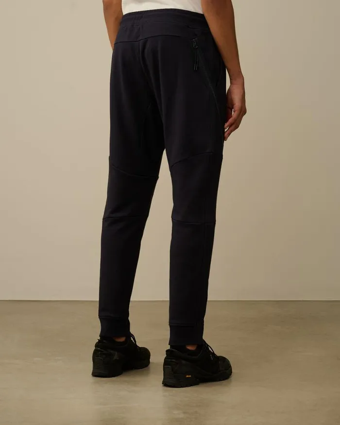 CP Company Tracksuits and Shorts Diagonal Raised Fleece Lens Sweatpants Total Eclipse Blue 8211 Man