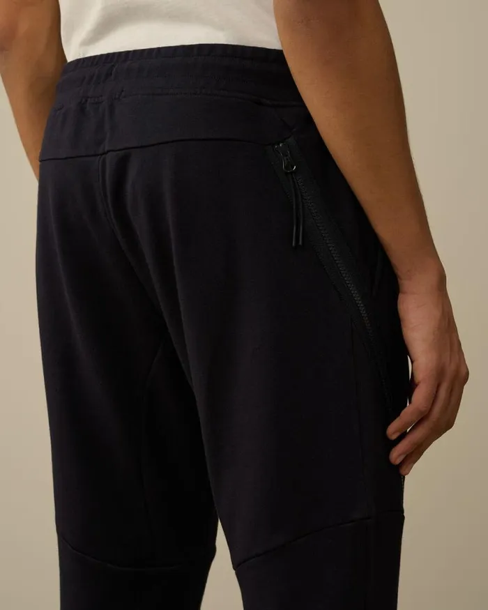 CP Company Tracksuits and Shorts Diagonal Raised Fleece Lens Sweatpants Total Eclipse Blue 8211 Man