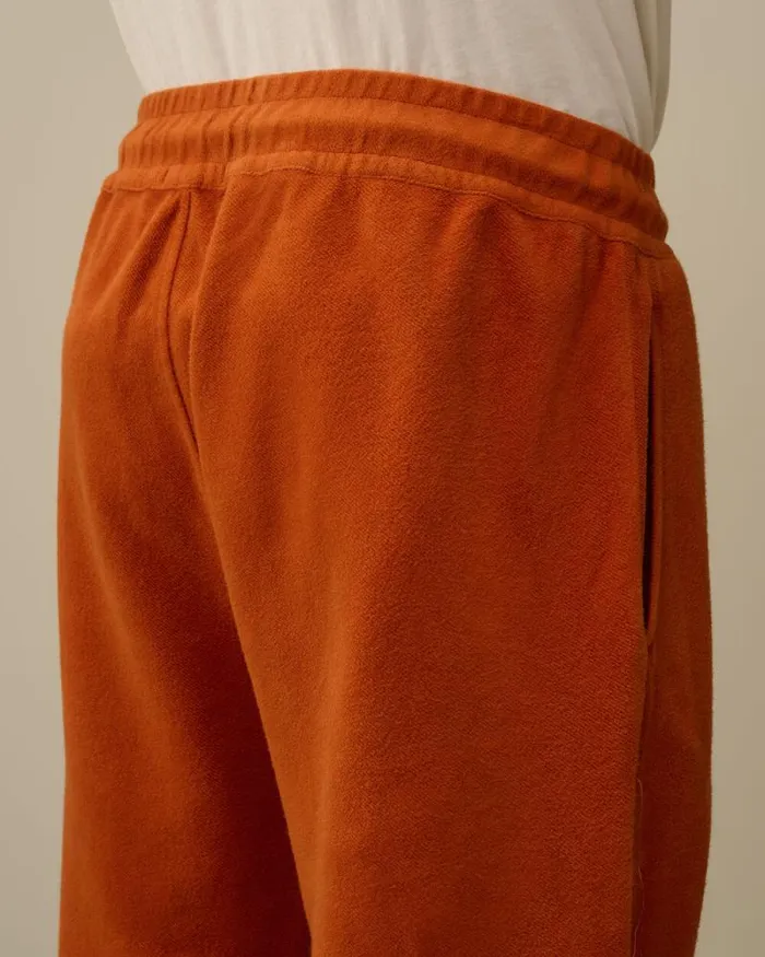 CP Company Tracksuits and Shorts Reverse Brushed and Emerized Diagonal Fleece Sweatpants Bombay Brown 8211 Man