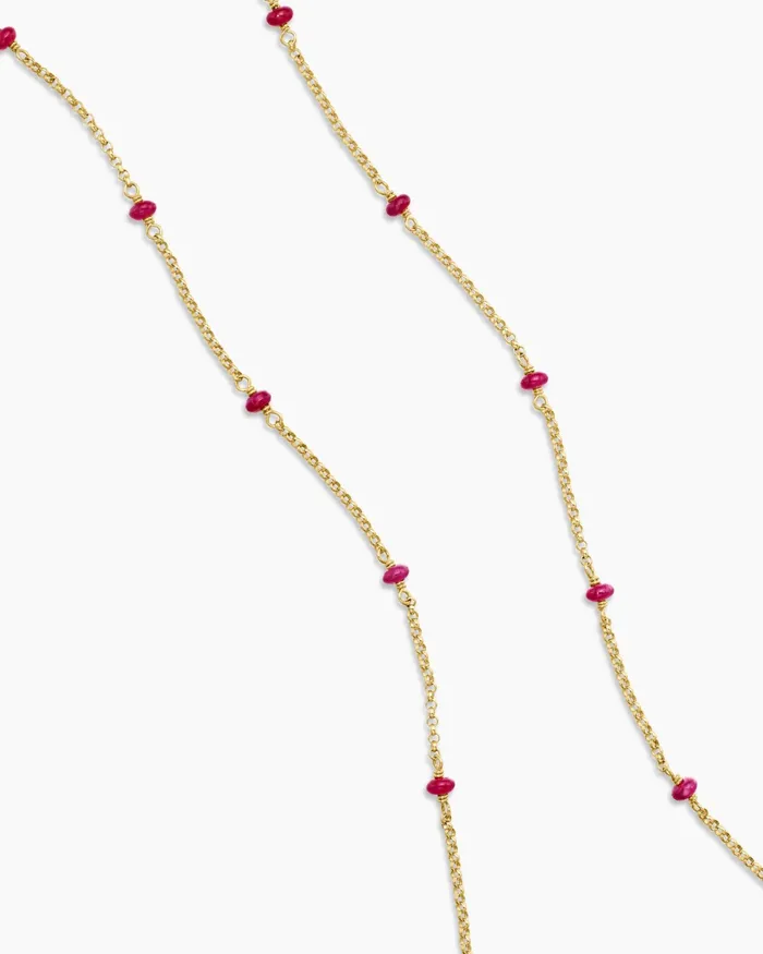 Cable Collectibles Bead And Chain Necklace In 18K Yellow Gold 35mm Women David Yurman Bead Cable Collectibles Bead And Chain Necklace In 18K Yellow Gold 35mm Women David Yurman Bead