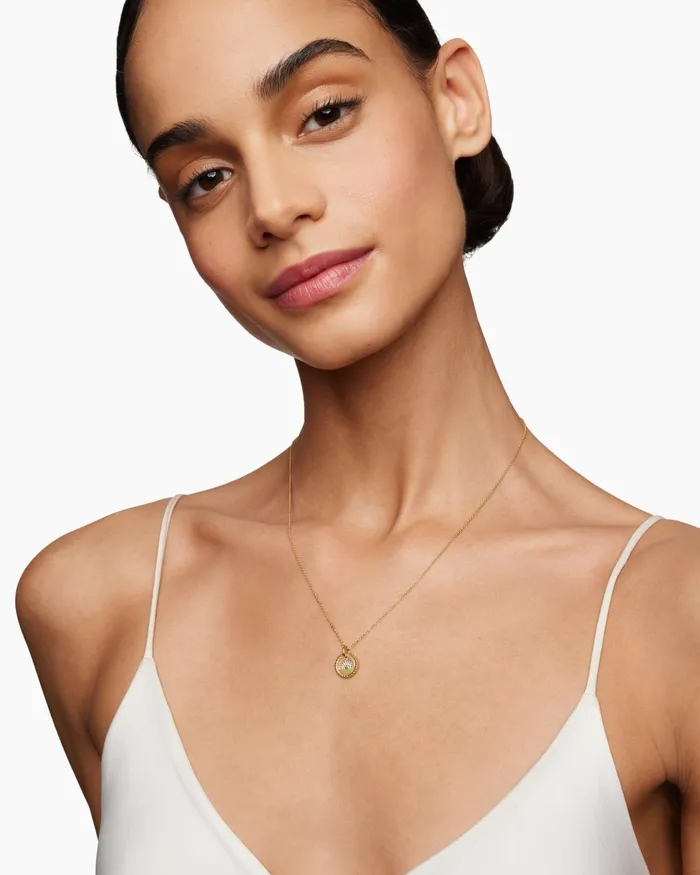 Cable Collectibles Rainbow Necklace In 18K Yellow Gold With Pav Sapphires And Tsavorites 11mm Women David Yurman Pendant Cable Collectibles Rainbow Necklace In 18K Yellow Gold With Pav Sapphires And Tsavorites 11mm Women David Yurman Pendant