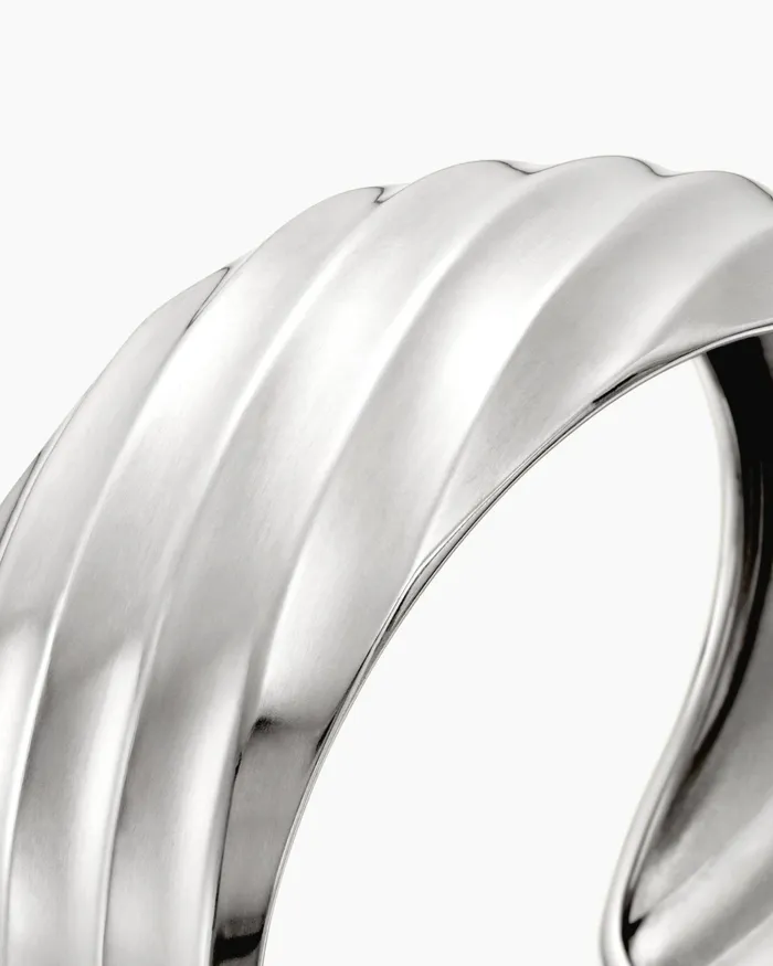 Cable Edge Cuff Bracelet In Sterling Silver 24mm Women David Yurman Cuff Cable Edge Cuff Bracelet In Sterling Silver 24mm Women David Yurman Cuff