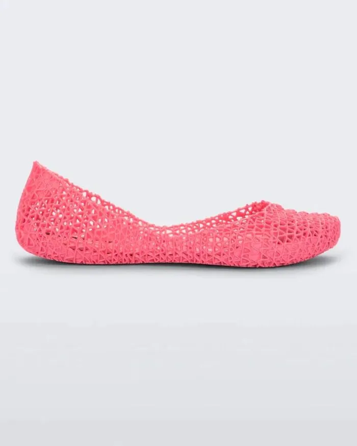 Campana Metallic Pink Women Melissa Flats