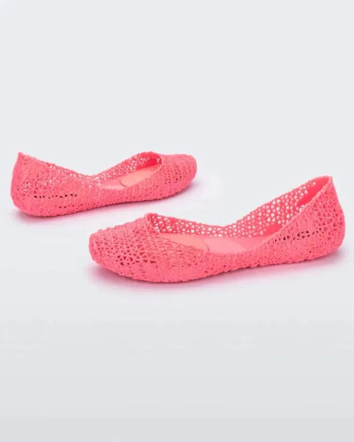 Campana Metallic Pink Women Melissa Flats