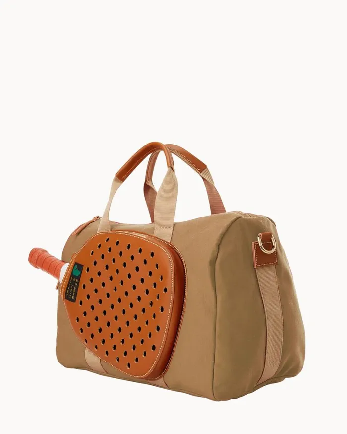 Canvas Pickleball Duffle 40 Beige Women Dooney and Bourke Travel