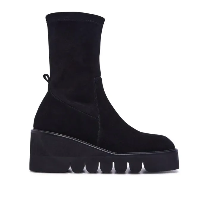 Carl Scarpa Ariella Black Suede Ankle Boots Women Suede Ankle Boots