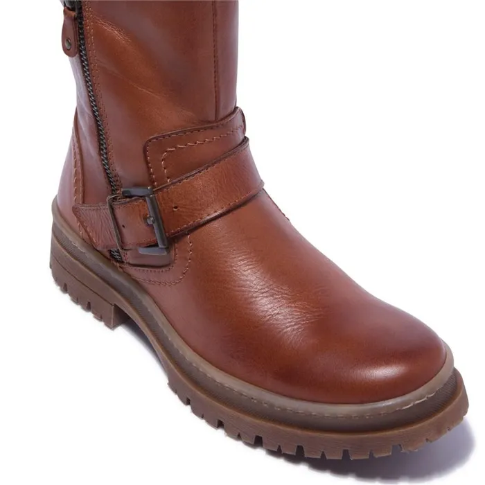 Carl Scarpa Bollichi Tan Leather Ankle Boots Women Leather Ankle Boots