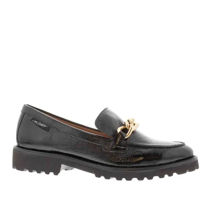 Carl Scarpa Davion Leather Chain Loafers Women Bestselling