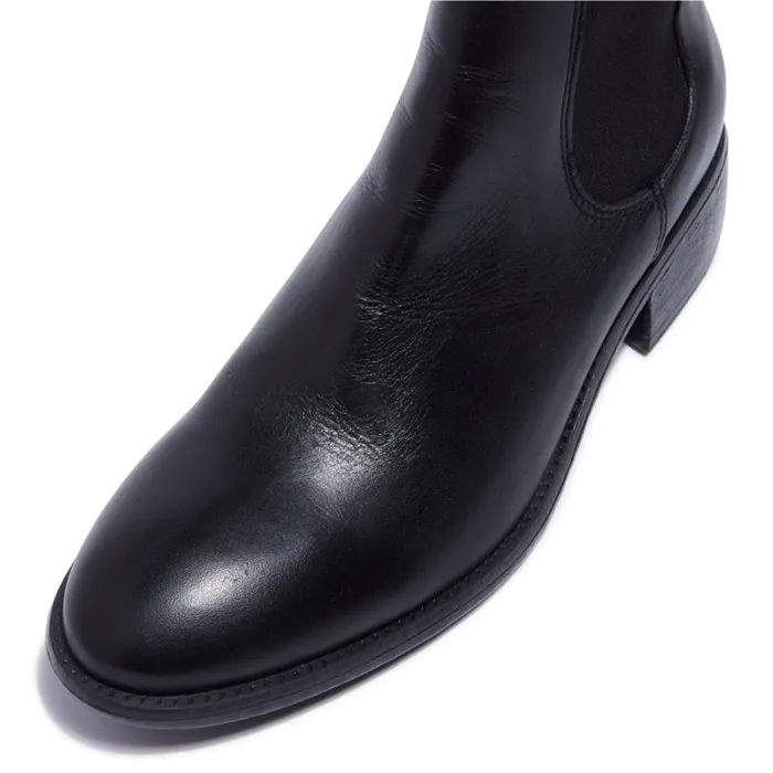 Carl Scarpa Delicio Black Leather Ankle Boots Women Leather Ankle Boots