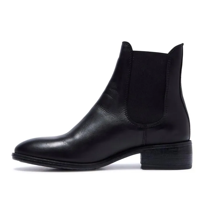 Carl Scarpa Delicio Black Leather Ankle Boots Women Leather Ankle Boots
