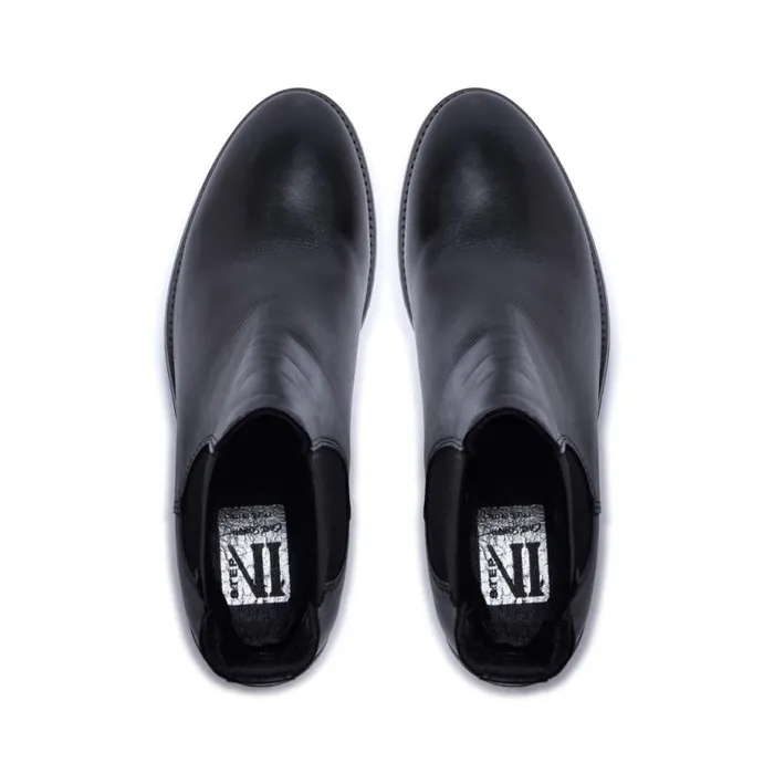 Carl Scarpa Delicio Black Leather Ankle Boots Women Leather Ankle Boots