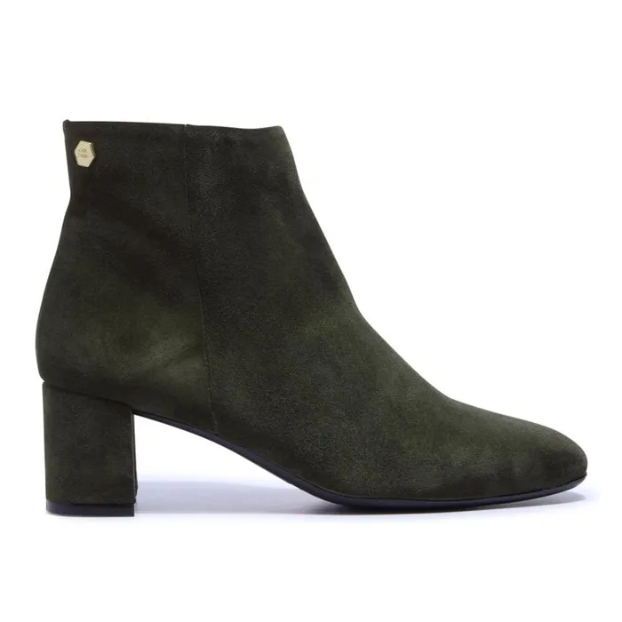 Carl Scarpa Effy Green Suede Ankle Boots Women Suede Ankle Boots