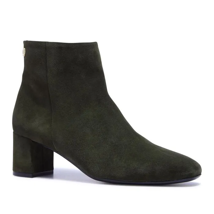 Carl Scarpa Effy Green Suede Ankle Boots Women Suede Ankle Boots