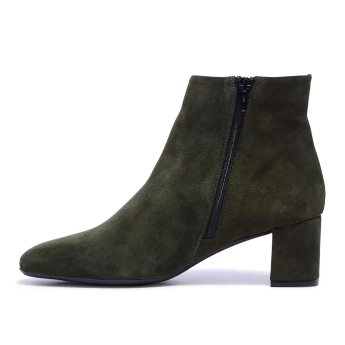 Carl Scarpa Effy Green Suede Ankle Boots Women Suede Ankle Boots
