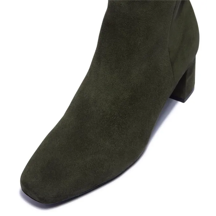 Carl Scarpa Effy Green Suede Ankle Boots Women Suede Ankle Boots