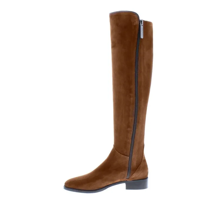 Carl Scarpa Emma Tan Suede KneeHigh Boots Women Suede Boots