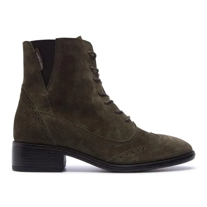 Carl Scarpa Isla Green Suede Ankle Boots Women Suede Ankle Boots