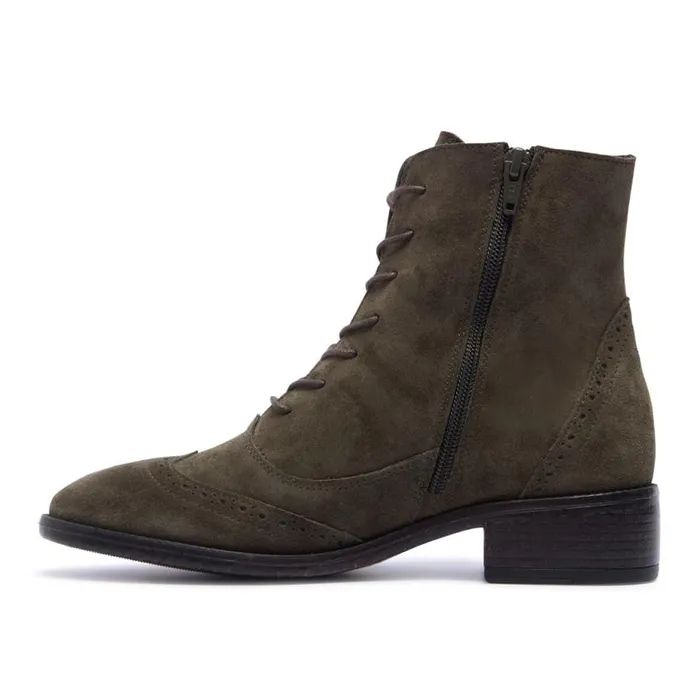 Carl Scarpa Isla Green Suede Ankle Boots Women Suede Ankle Boots