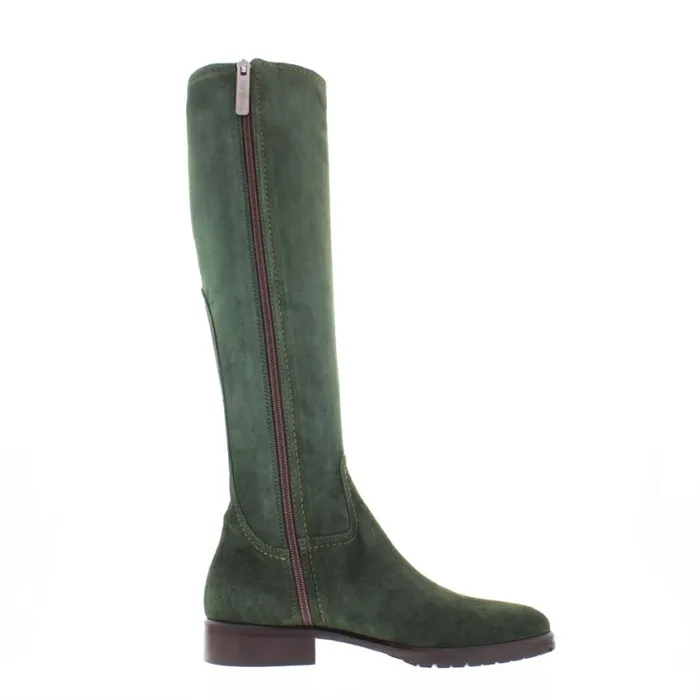 Carl Scarpa Lara Green Suede KneeHigh Boots Women Suede Boots