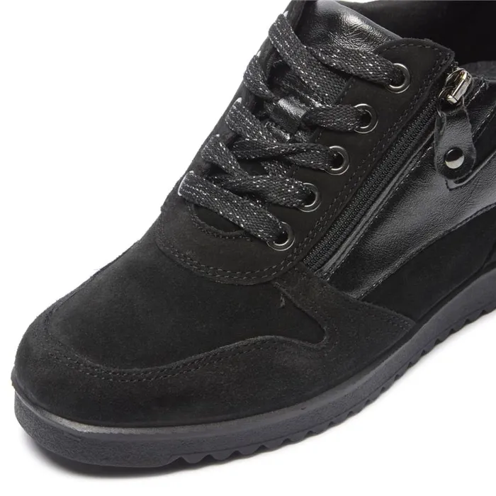 Carl Scarpa Nemoli Black Leather Trainers Women Trainers Carl Scarpa Nemoli Black Leather Trainers Women Trainers