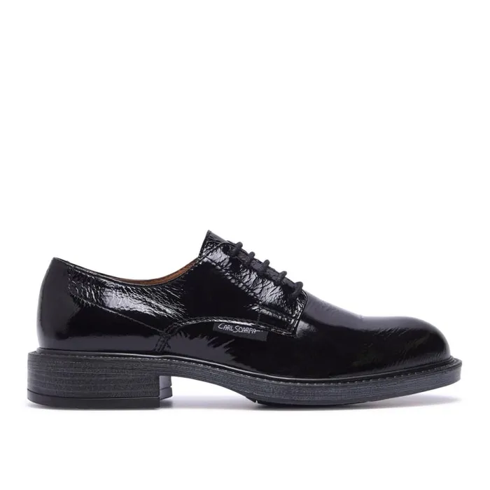Carl Scarpa Plinio Black Patent Leather Loafers Women Bestselling