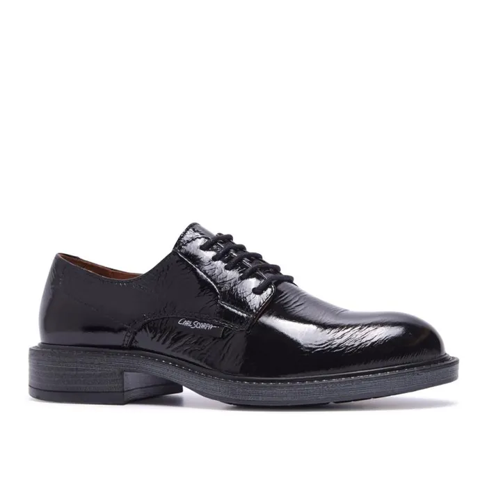 Carl Scarpa Plinio Black Patent Leather Loafers Women Bestselling