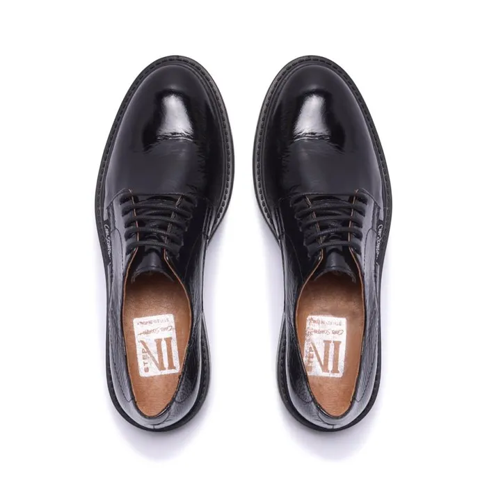Carl Scarpa Plinio Black Patent Leather Loafers Women Bestselling
