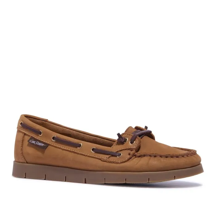 Carl Scarpa Renee Tan Nubuck Suede Loafer Women Suede Loafers
