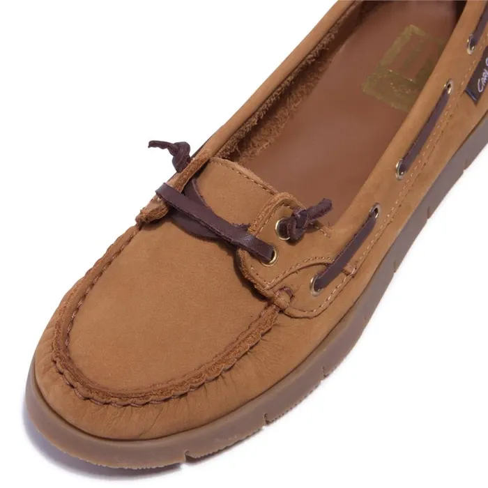 Carl Scarpa Renee Tan Nubuck Suede Loafer Women Suede Loafers