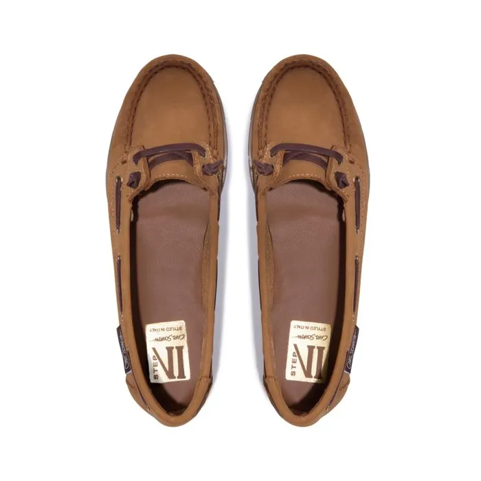 Carl Scarpa Renee Tan Nubuck Suede Loafer Women Suede Loafers