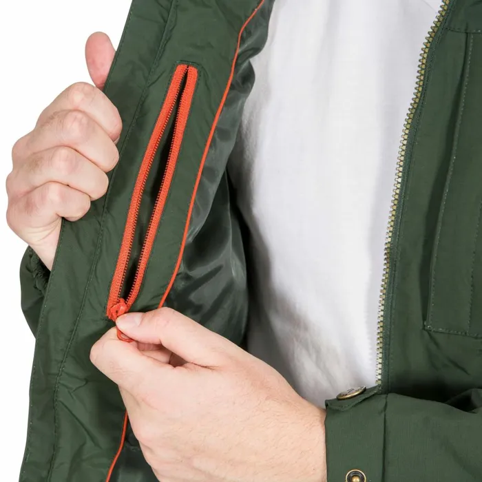 Cartwright Hooded Waterproof Jacket Olive Men Trespass Waterproof Jackets