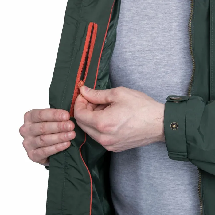 Cartwright Hooded Waterproof Jacket Olive Men Trespass Waterproof Jackets