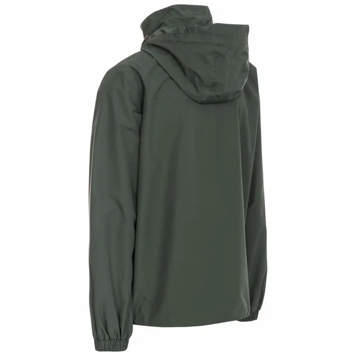 Cartwright Hooded Waterproof Jacket Olive Men Trespass Waterproof Jackets