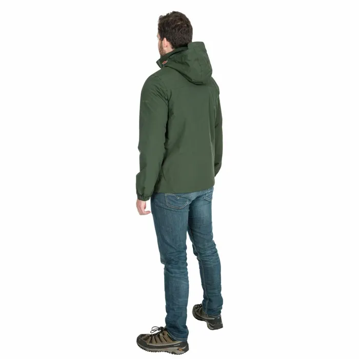 Cartwright Hooded Waterproof Jacket Olive Men Trespass Waterproof Jackets